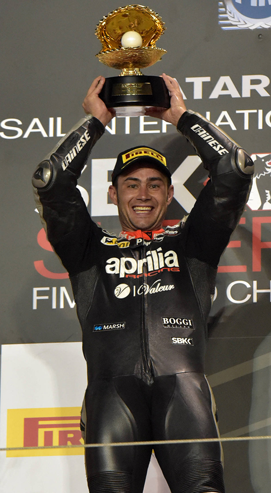 Haslam podium