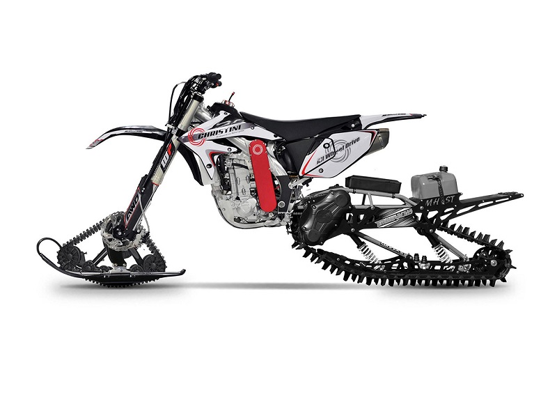 christini aw II track snow bike