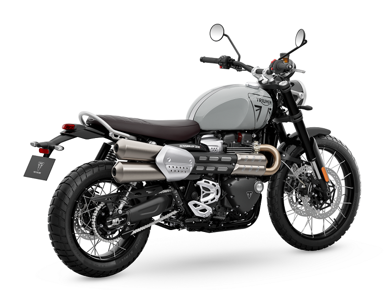 Scrambler 1200 X MY24 Ash Grey AngleLHS 1