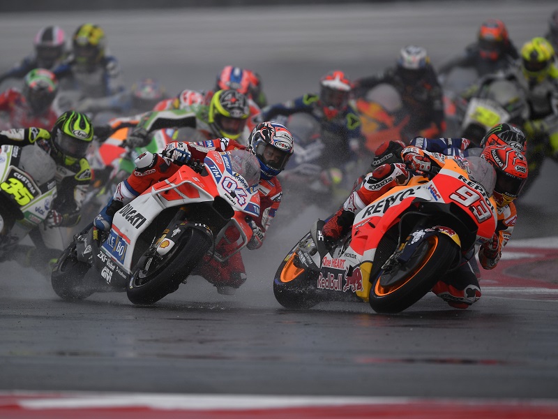 marquez track rain