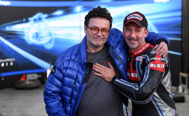 Gildo Pastor Venturi Group President with Max Biaggi c Voxan 1